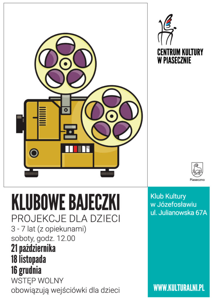 Plakat wydarzenia Klubowe Bajeczki